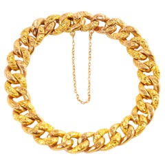 Curb Bracelet 1900 in 18 Karat Pink Gold