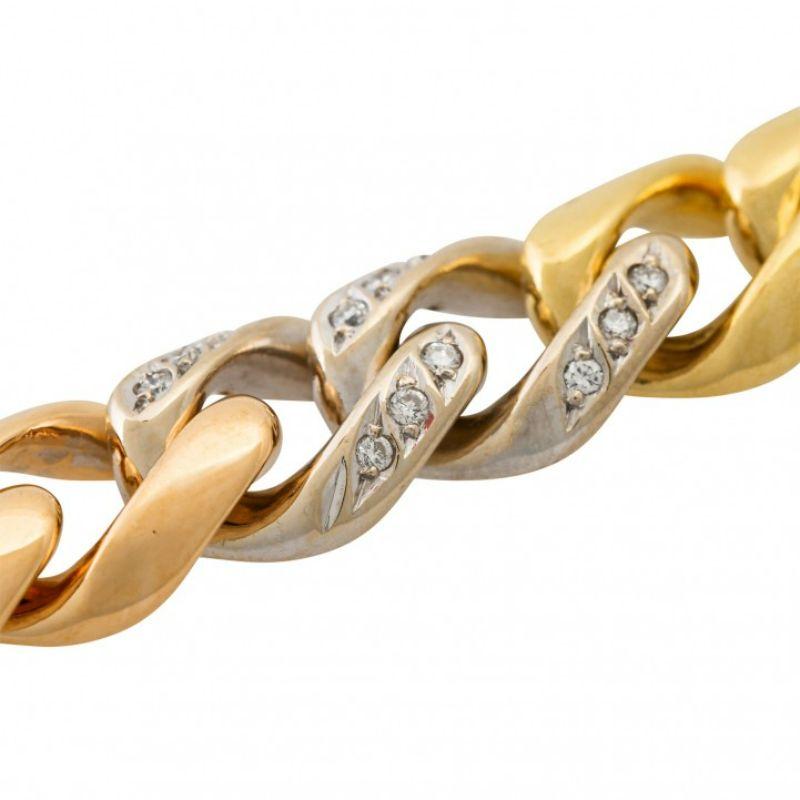 Kandelaber-Armband mit 48 Diamanten (Brillantschliff) im Angebot
