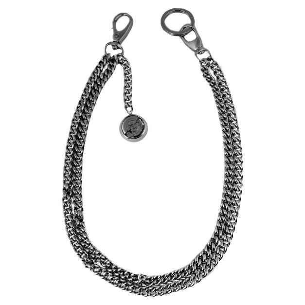 Curb Chain in Gunmetal Plated Base Metal For Sale