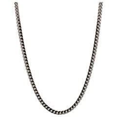 Curb Link Kubanische Glieder Fancy Link 925 Sterlingsilber Kette Halskette