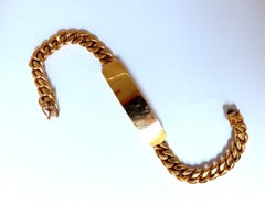 Curb Link ID Tag Bracelet 18kt 50.5 Grams*