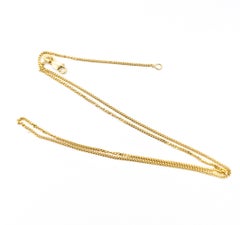 Curb Link Necklace in 14k Yellow Gold