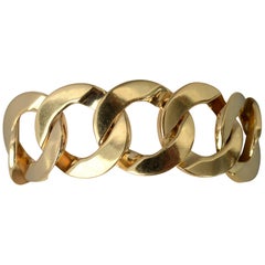 Curbchain Link Gold Bracelet