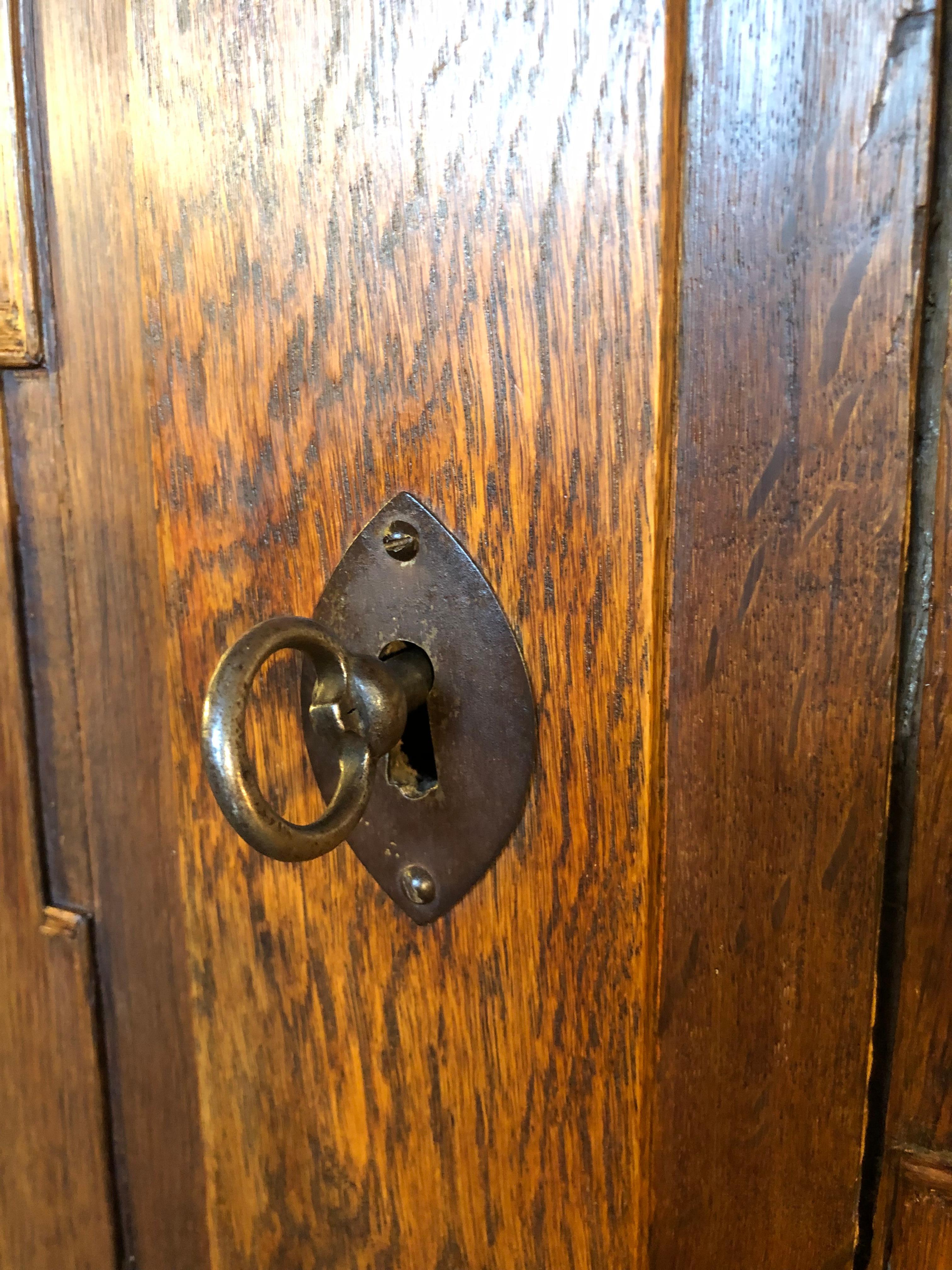 Curiosity Cabinet, Oak, Scandinavian, 18th-Early 19th Century 5