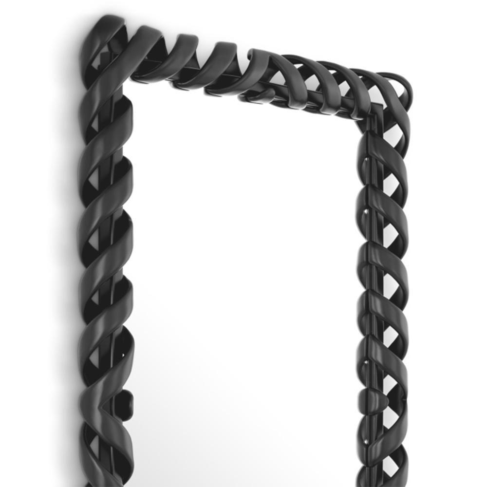 Espejo Curl Lacado Negro en Nuevo estado para la venta en Paris, FR