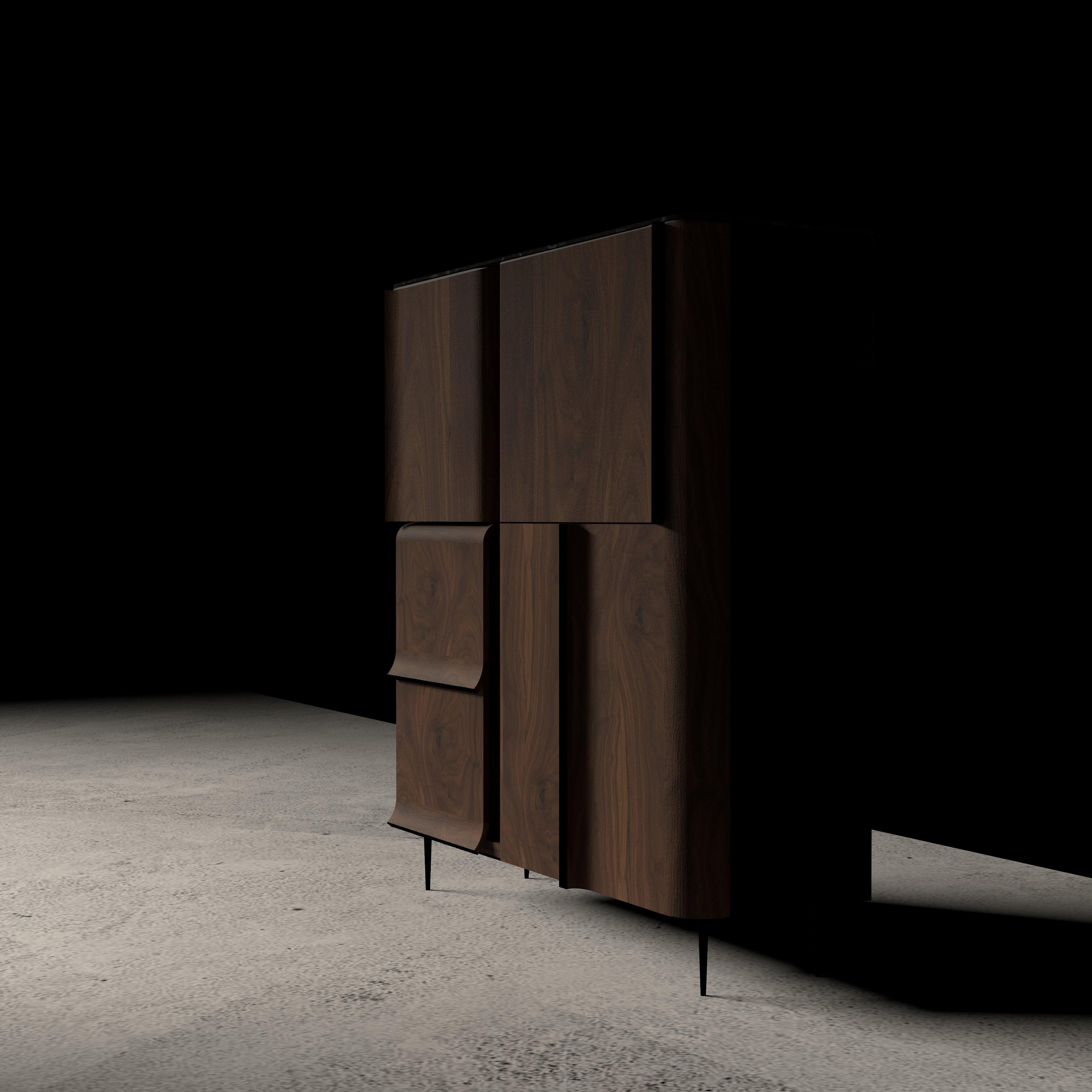 Postmoderne Curl Series Console by hm-LI Studio en vente