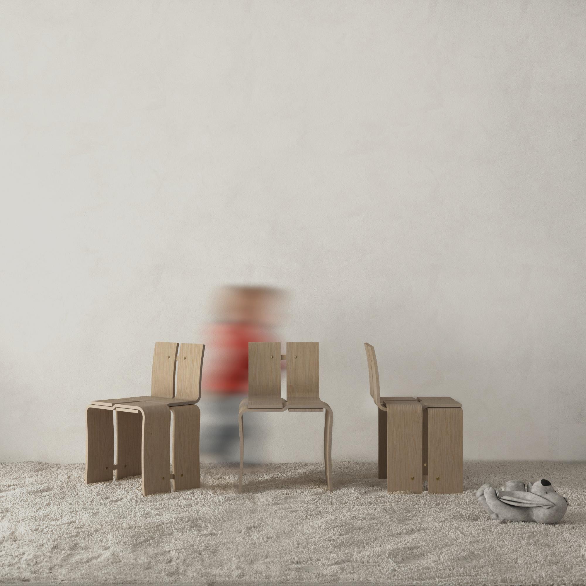 XXIe siècle et contemporain Curl Series Console by hm-LI Studio en vente