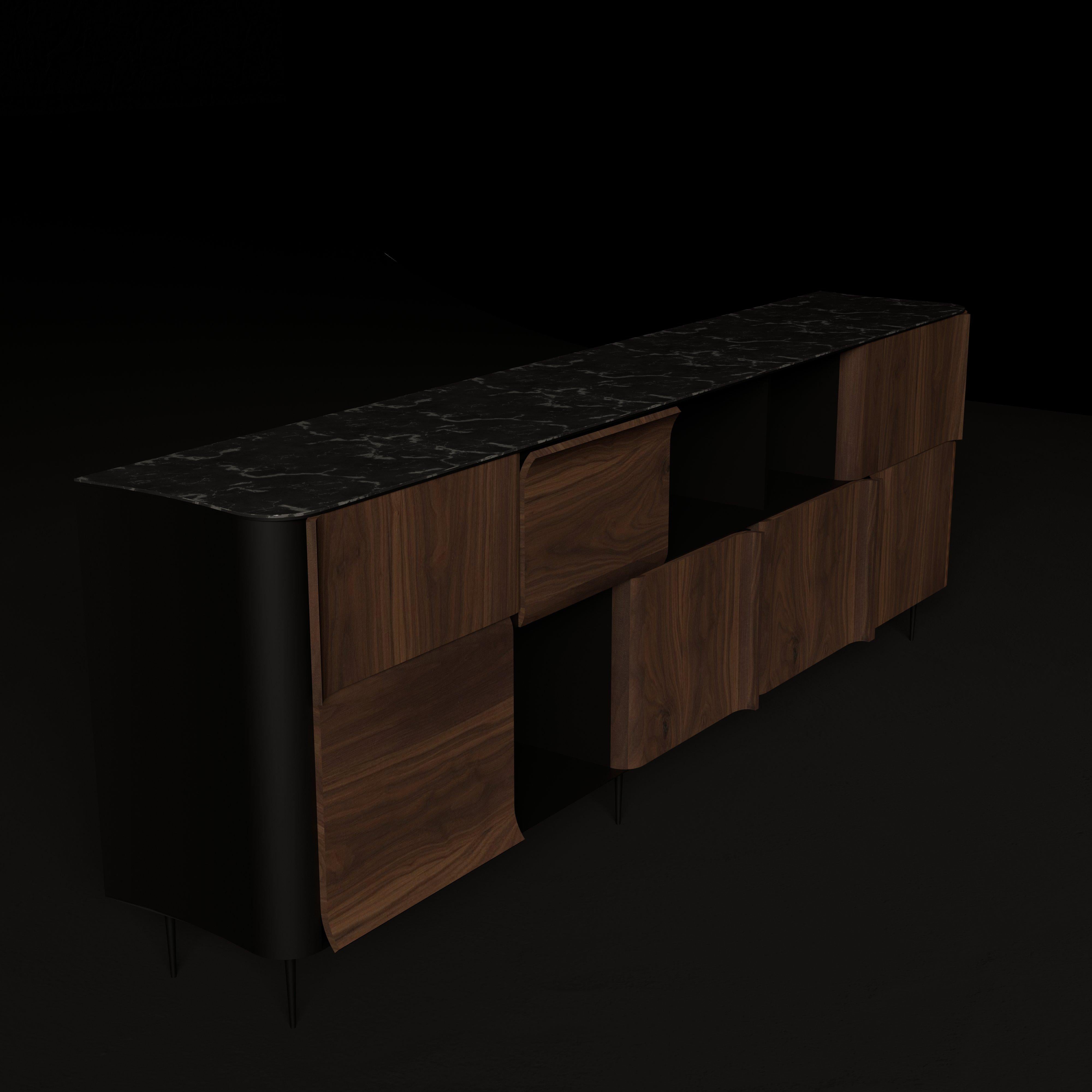 Americano Credenza Curl Series 2x5 di Studio A in vendita