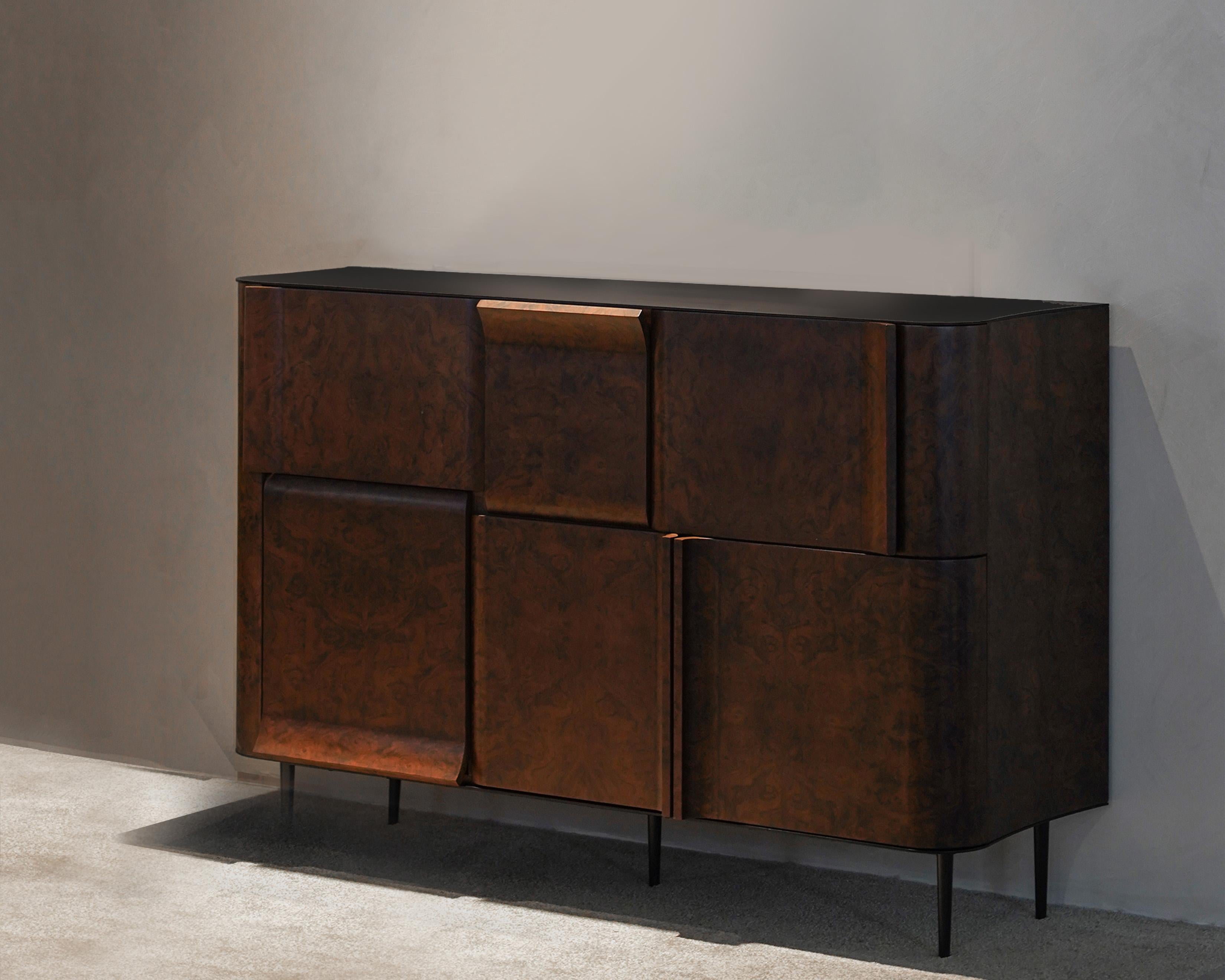 Compensato Credenza Curl Series 2x5 di Studio A in vendita