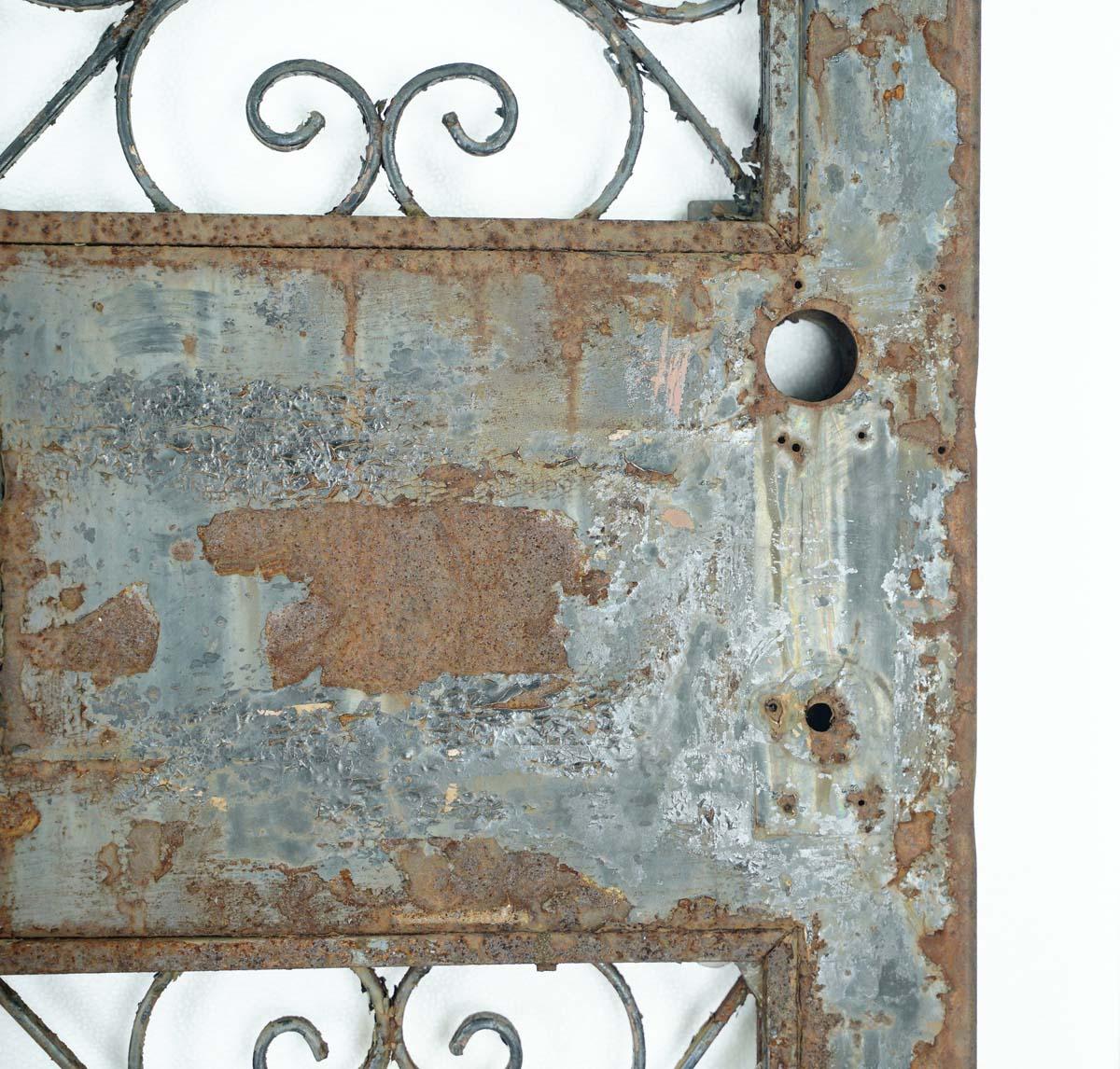 Curled Wrought Iron & Steel Entry Door 83.625 in. x 36 in. 6