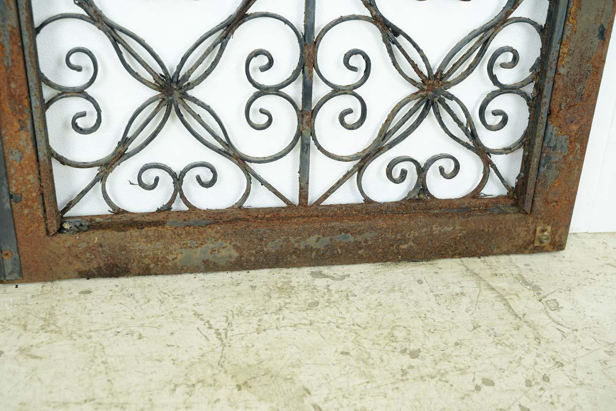 Curled Wrought Iron & Steel Entry Door 83.625 in. x 36 in. 7