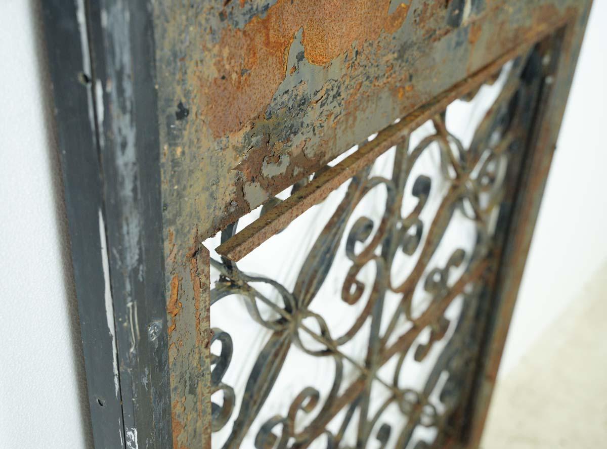 Curled Wrought Iron & Steel Entry Door 83.625 in. x 36 in. 8