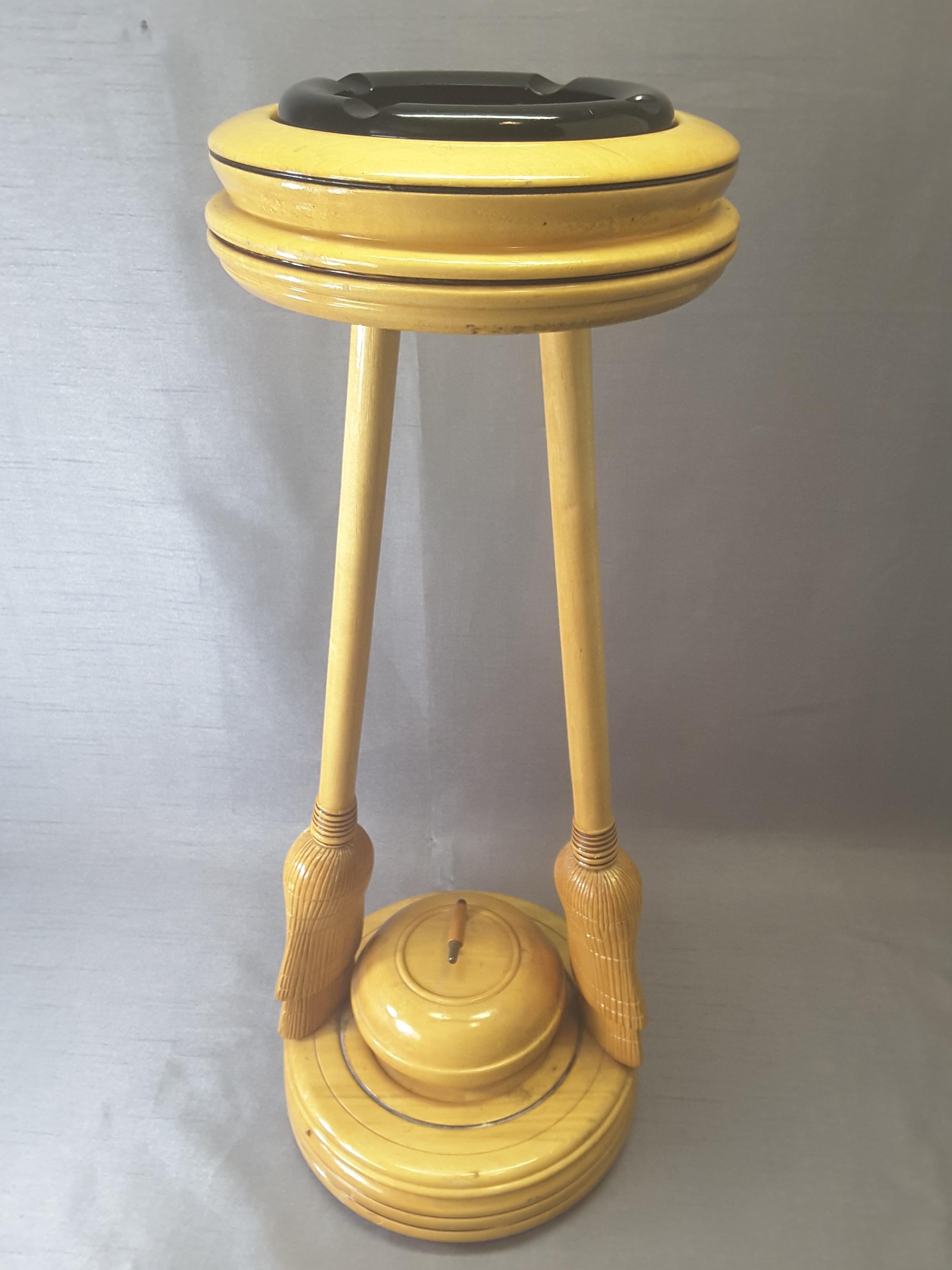 Curling Bonspiel Trophy Stand-Up Ashtray Early, 1960s For Sale 2