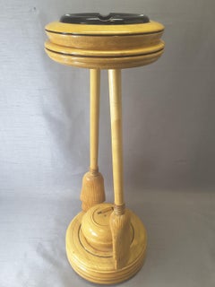 Curling Bonspiel Trophy Stand-Up Ashtray Early, 1960s