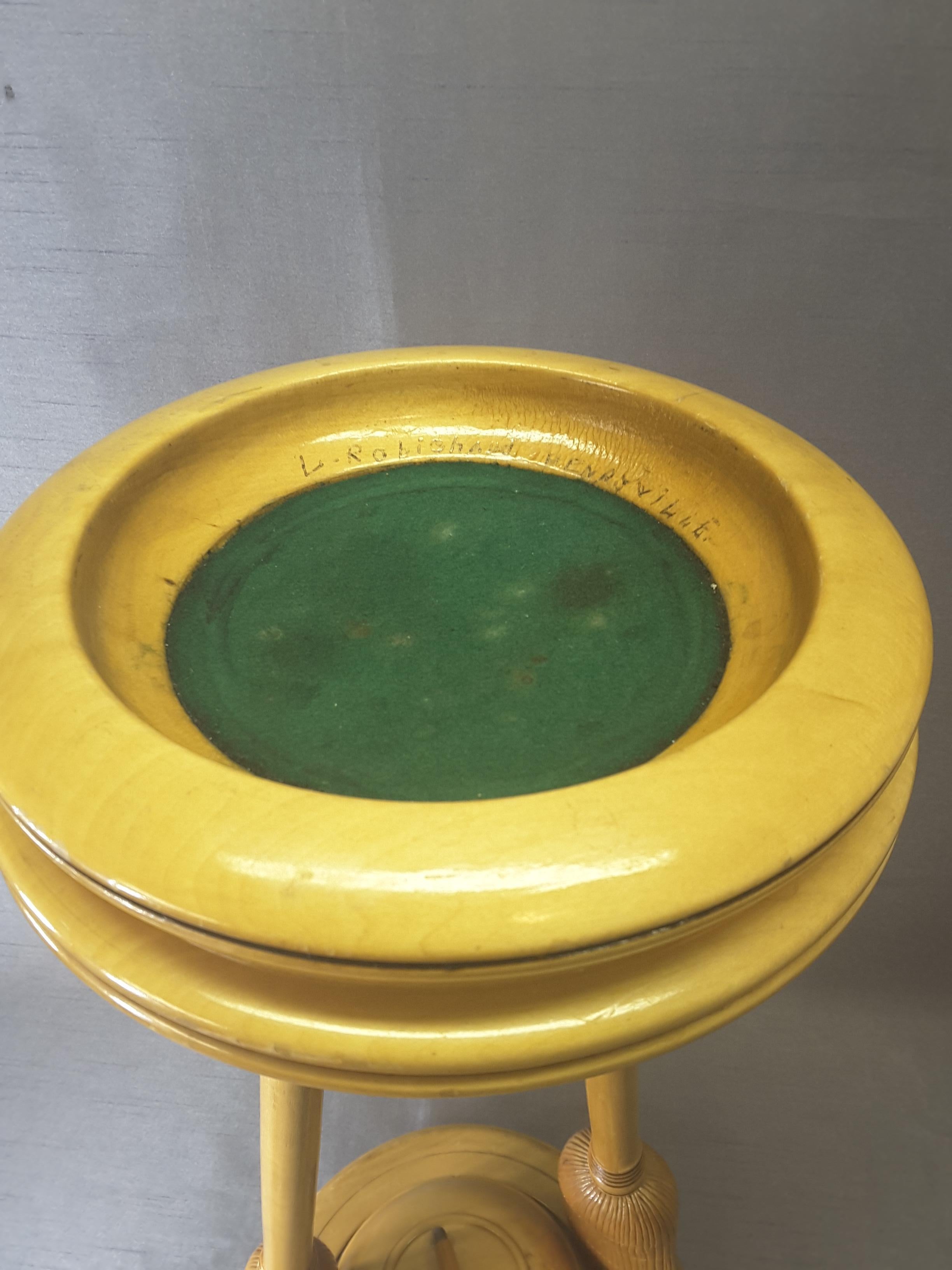 Hand-Crafted Curling Bonspiel Trophy Stand-Up Ashtray Early, 1960s For Sale