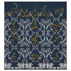 Curly Frills Wall Paper in Fabric also suitable for wet area