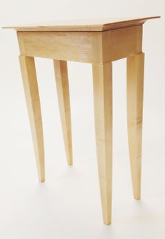 Side table B curly maple in stock
