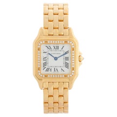 Current Model Cartier Medium 18k Yellow Gold Panthere Watch WJPN0016