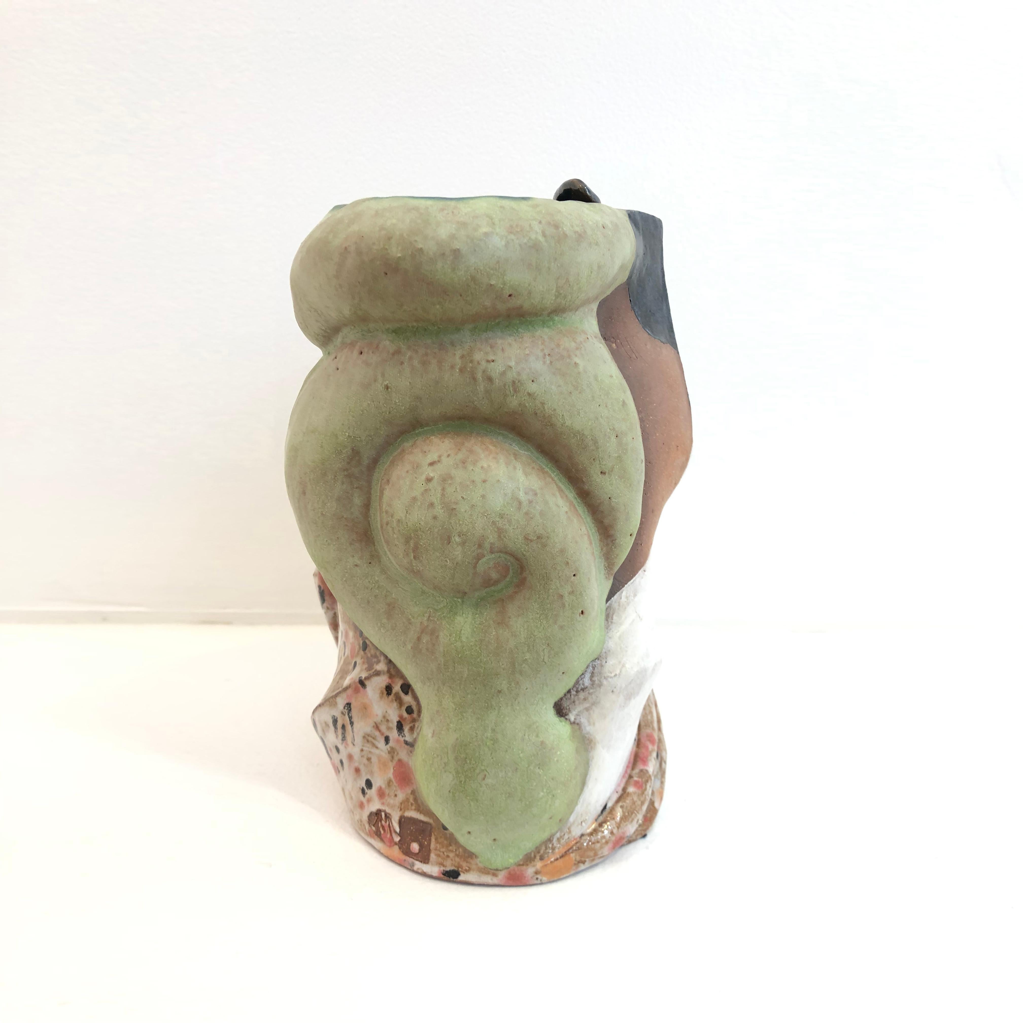 Glazed Currentbodies in Stoneware by Malcolm Mobutu Smith  For Sale