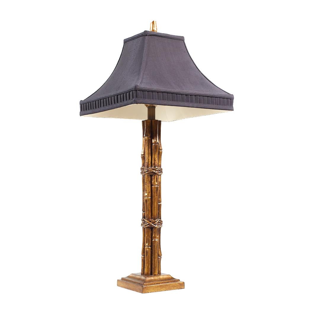 Currey and Co Bamboo Table Lamp

This lamp measures: 14.5 wide x 14.25 deep x 33.5 inches high

We take our photos in a controlled lighting studio to show as much detail as possible. We do not photoshop out blemishes. 

We keep you fully informed