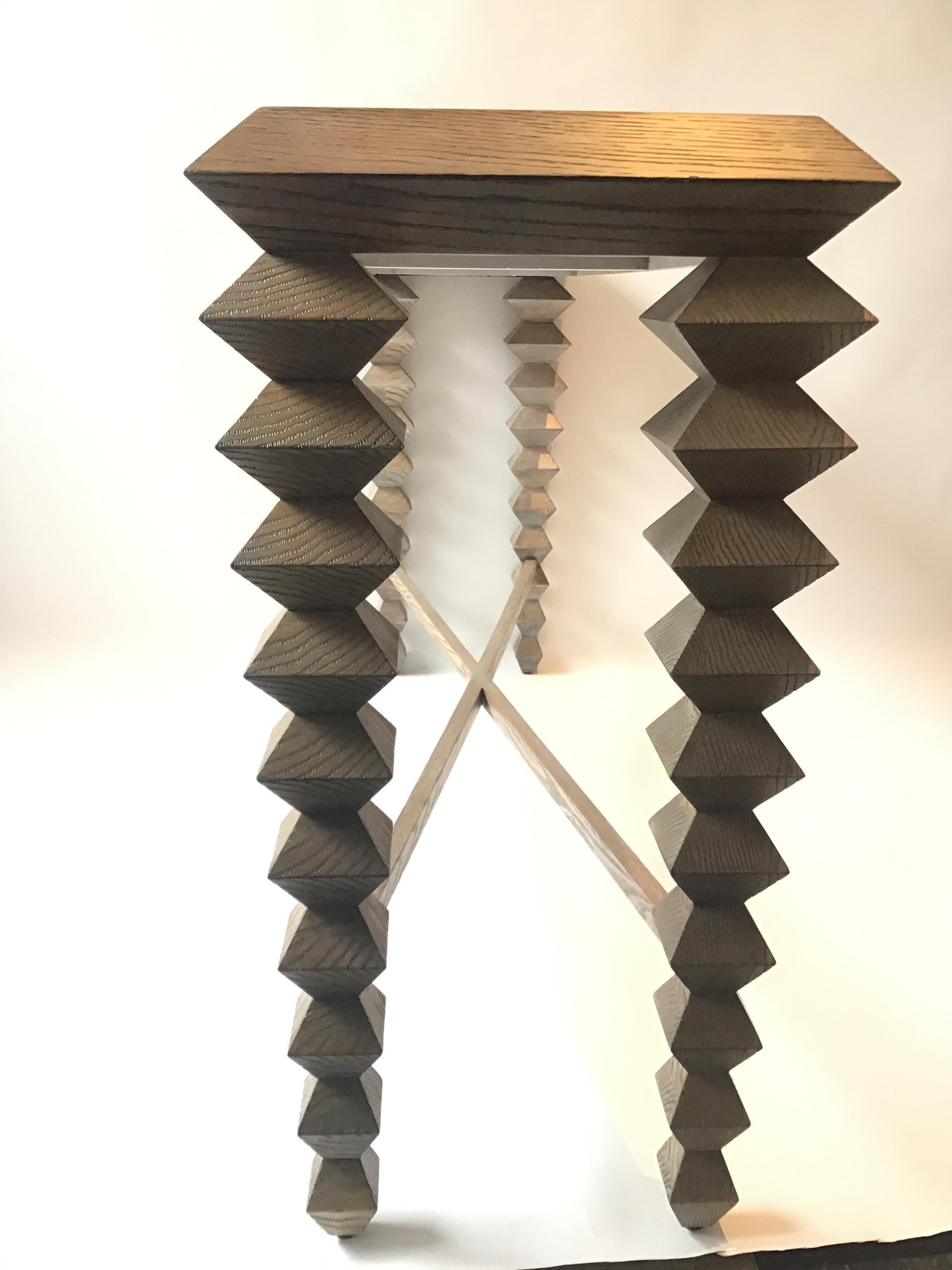 Currey & Company Cerused Saranya Console Table 2