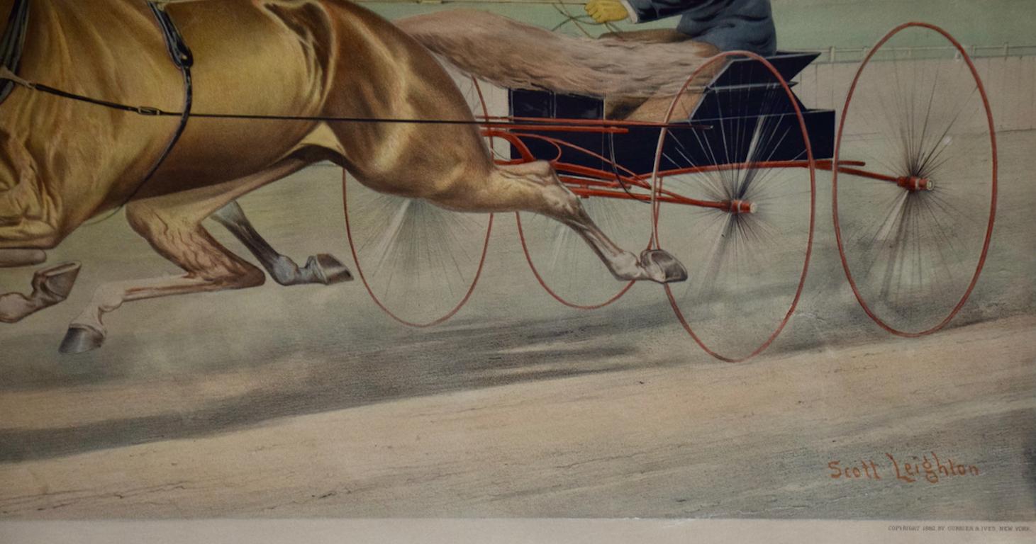 Lithographie du 19e siècle de Currier & Ives 