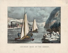 Ice-Boat Race on the Hudson.