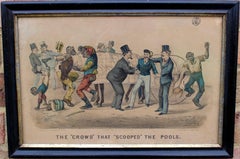 Pair of Currier and Ives Trotting or Harness Racing Lithographs by Thomas Worth