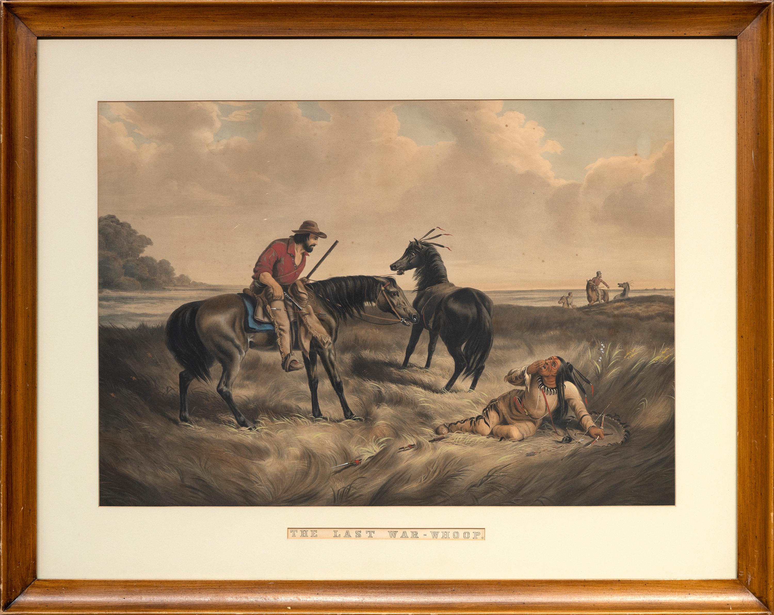The Last War-Whoop! - Print by Currier & Ives