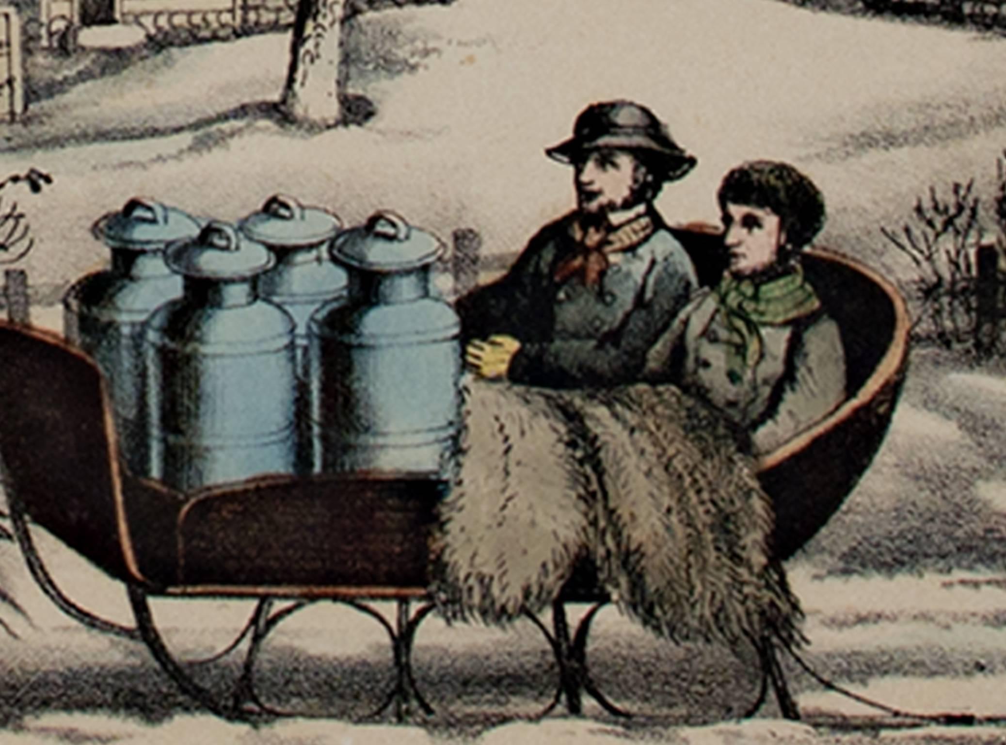 which is not one of the ways currier and ives used color in their prints