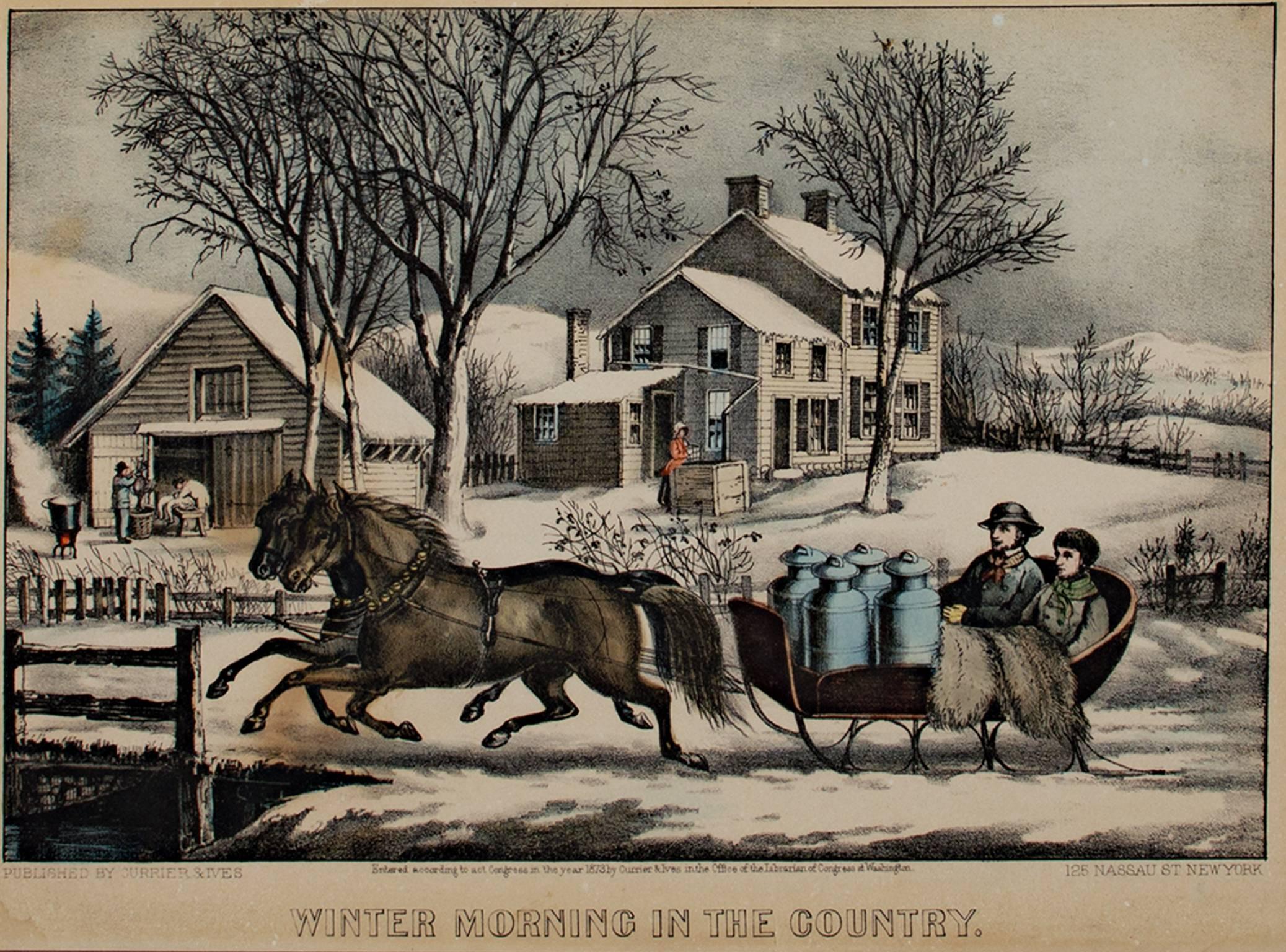 winter in the country currier and ives