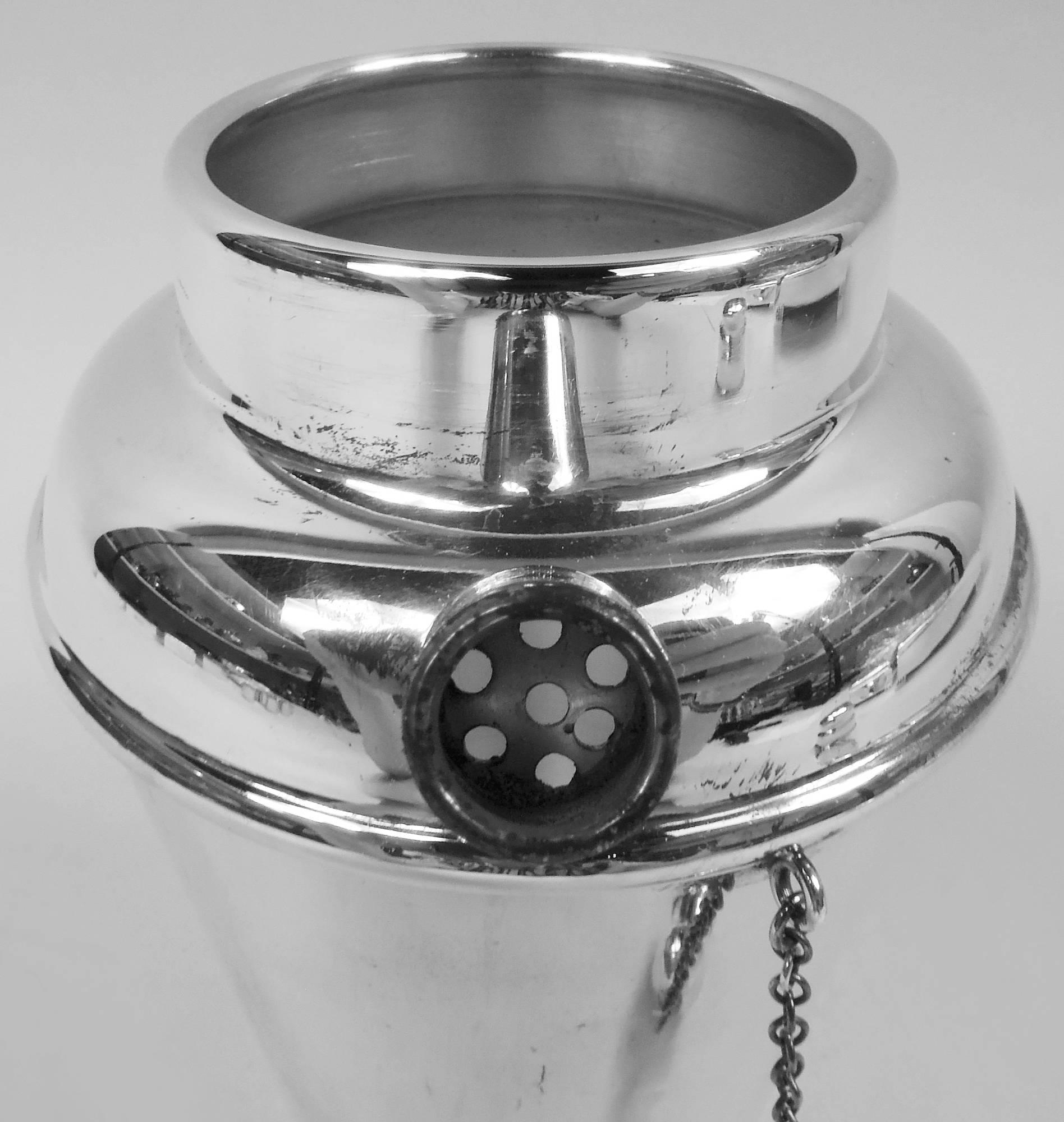 Currier & Roby Modern Sterling Silver Mini Martini Solo Shaker 1