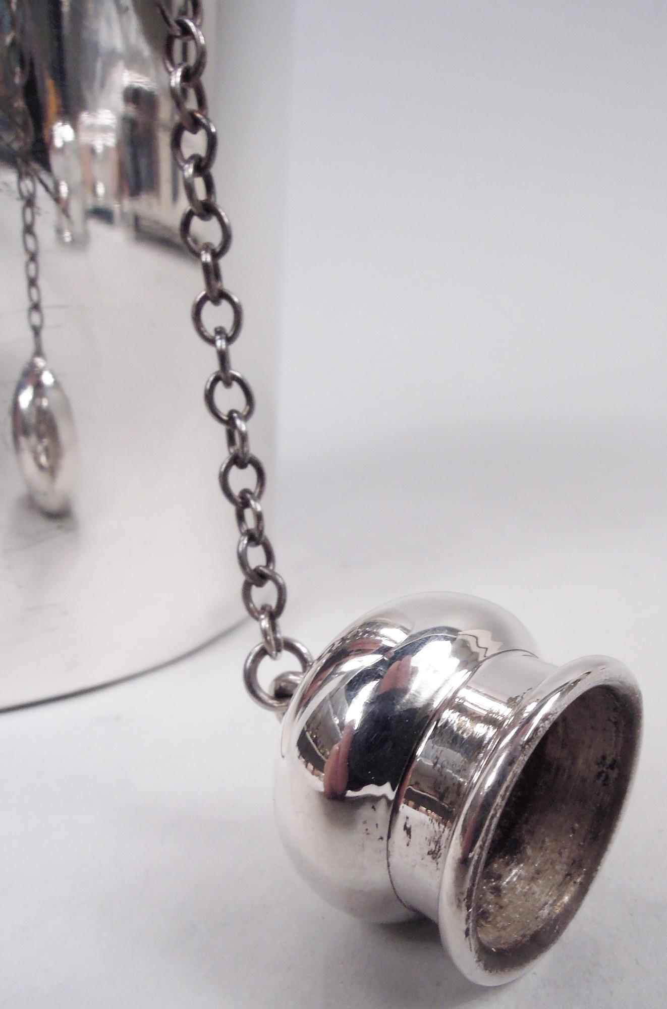 Currier & Roby Modern Sterling Silver Mini Martini Solo Shaker 2