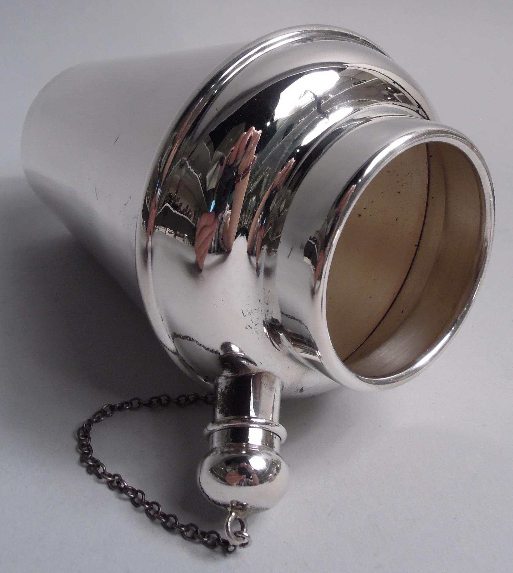 Currier & Roby Modern Sterling Silver Mini Martini Solo Shaker 3