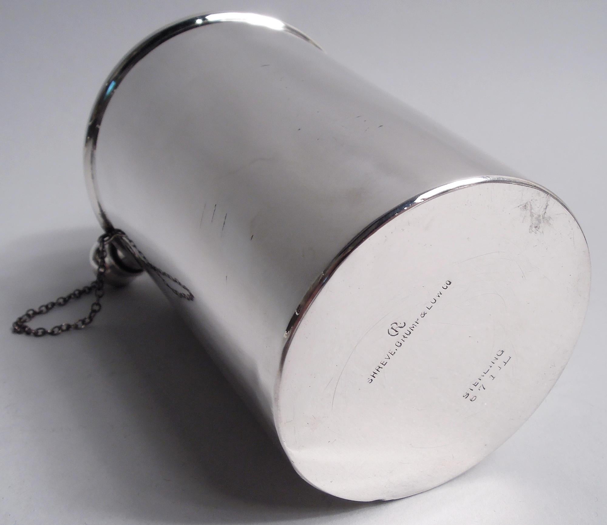 Currier & Roby Modern Sterling Silver Mini Martini Solo Shaker 4