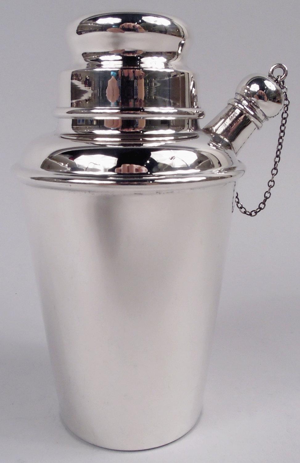 Moderno Currier & Roby - Mini Martini Solo Shaker moderno in argento sterling