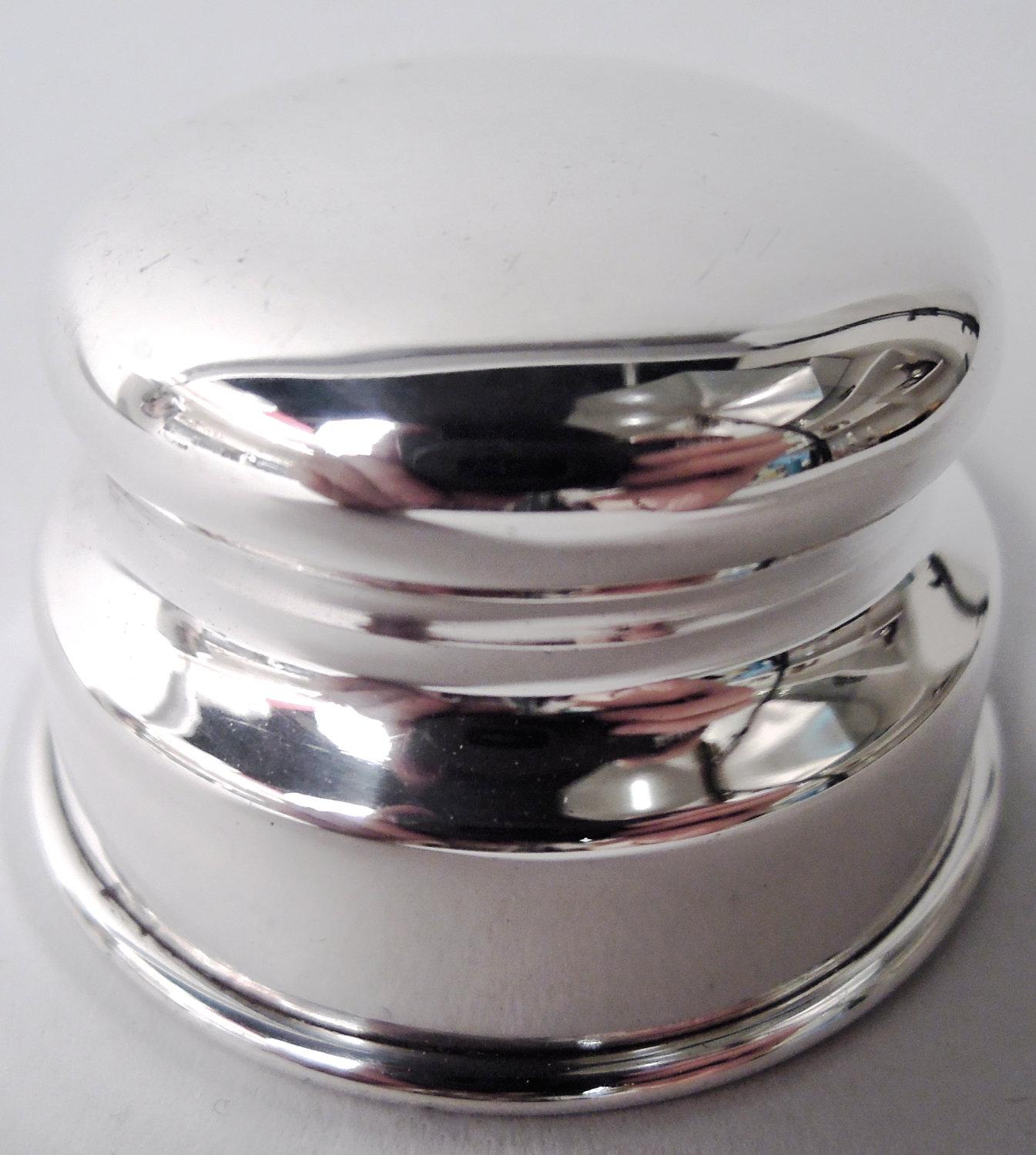 Americano Currier & Roby - Mini Martini Solo Shaker moderno in argento sterling in vendita