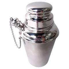 Currier & Roby - Mini Martini Solo Shaker moderno in argento sterling