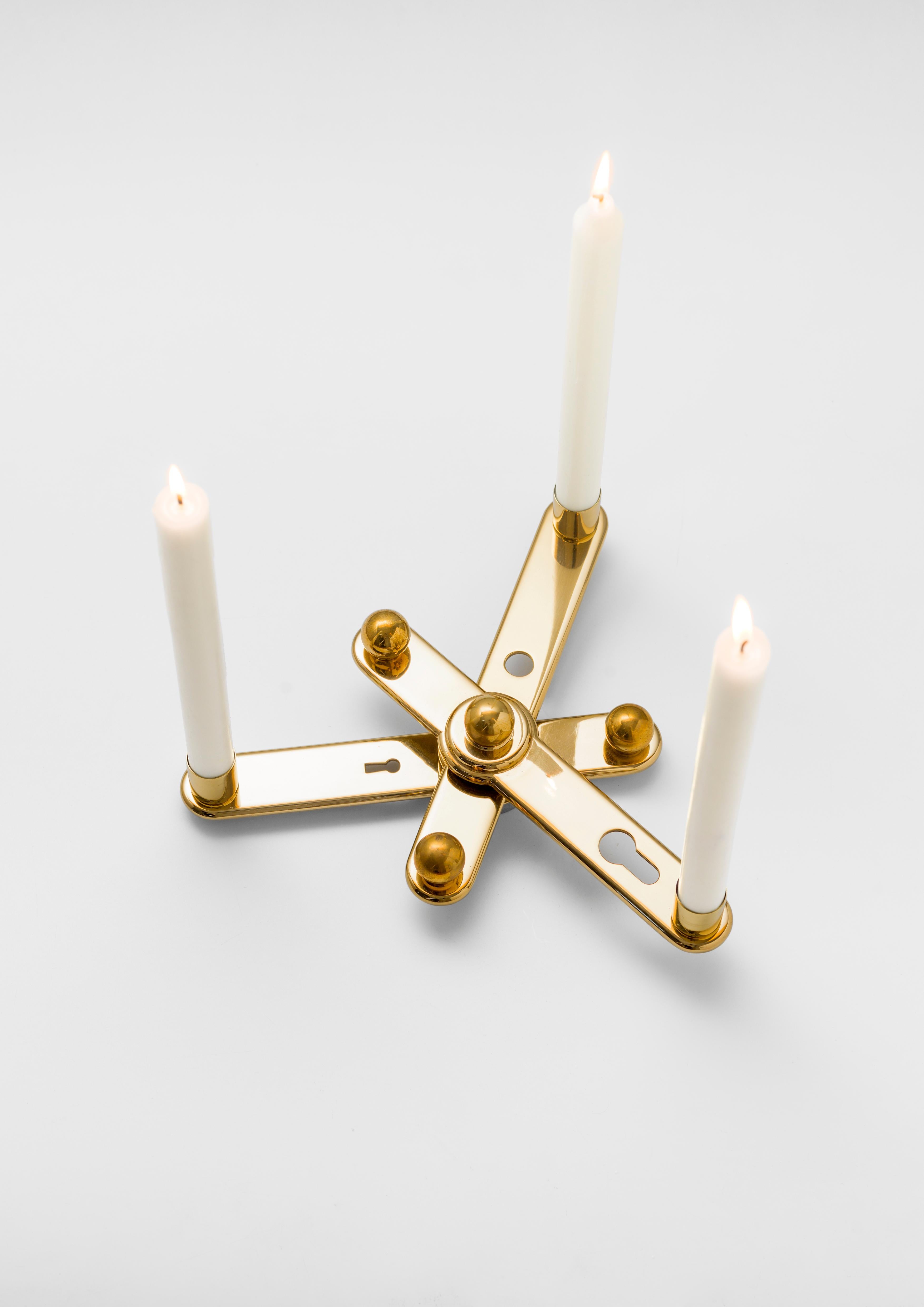 Candleholder in polished varnished brass limited edition of 75 designed by Curro Claret for BD Barcelona.

Dimensions: cm 28 x 28 x 9 H.

Remix project Vol.1 & Vol.2.