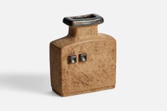 Curt Addin, Vase, Steingut, Schweden, 1970er Jahre