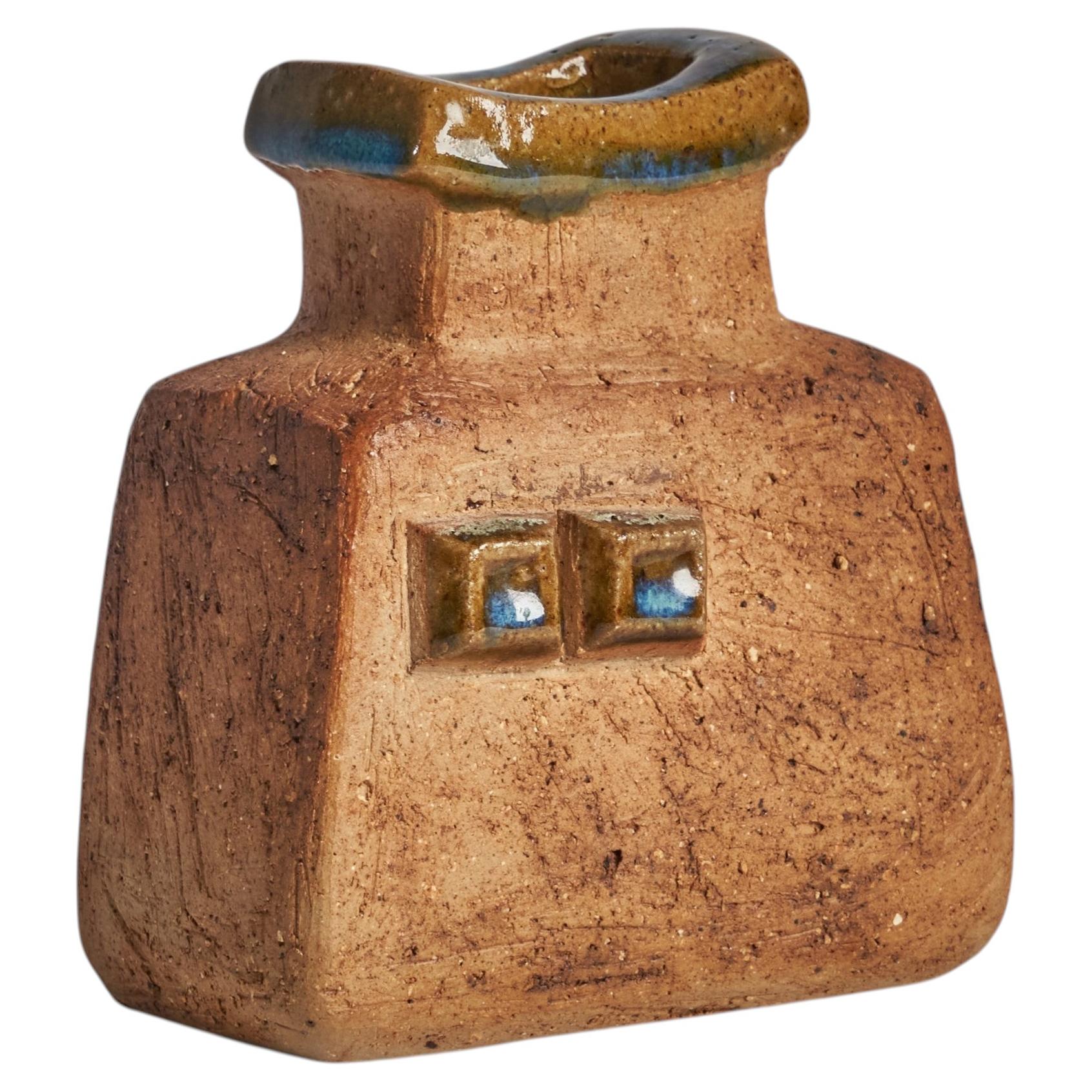 Curt Addin, Vase, Stoneware, Sweden, 1970s For Sale
