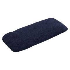 Gebogenes Kissen, Damast - 0048 ''Dunkelblau''