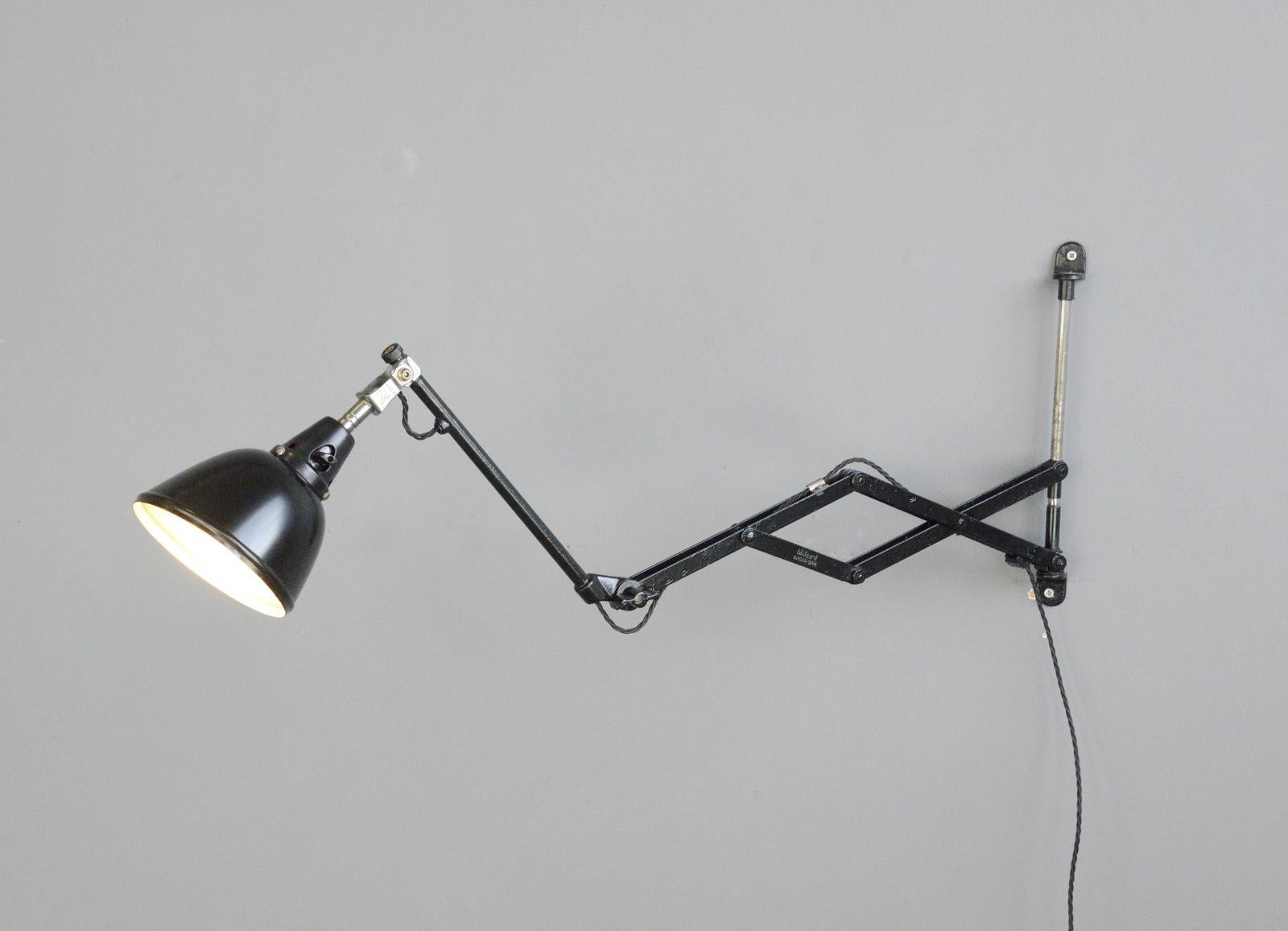 Curt Fischer Midgard Scissor Lamp, circa 1930s 1