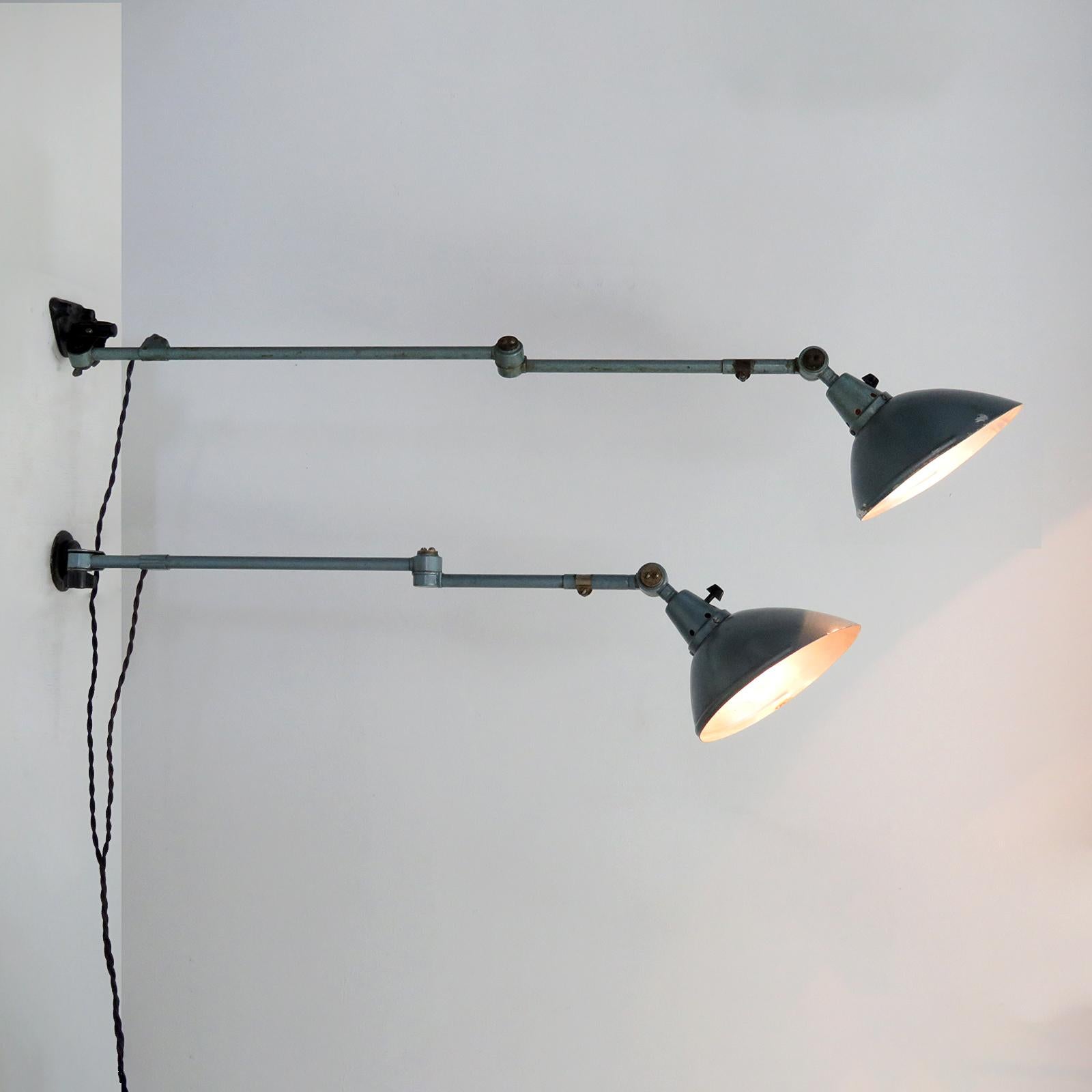 Curt Fischer Task Lamps for Midgard, 1920 For Sale 2
