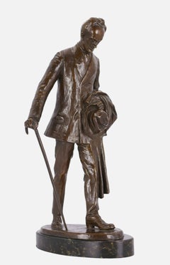 Gerhart Hauptmann, c. 1912 / - - Pensive stride -