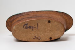 Curt M Addin, Semi-Glazed Stoneware Vase, Sweden, 1970s