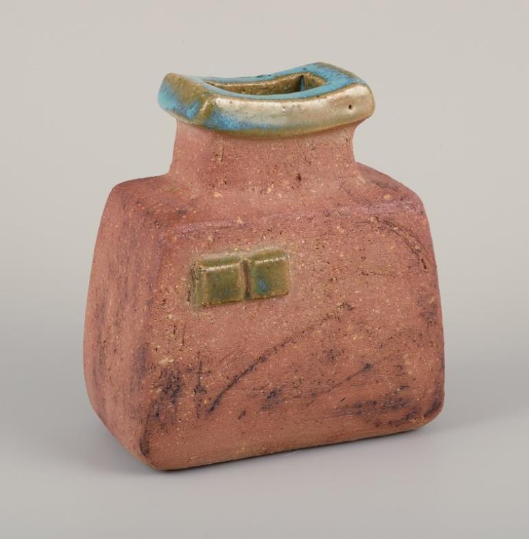 Svedese Curt Magnus Addin, studio proprio. Vaso in ceramica, anni '70 in vendita