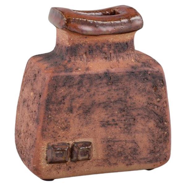 Curt Magnus Addin, propre studio. Vase en céramique, 1970 en vente