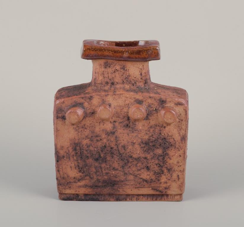 Moderne Curt Magnus Addin, céramiste suédois Vase en céramique, 1970 en vente