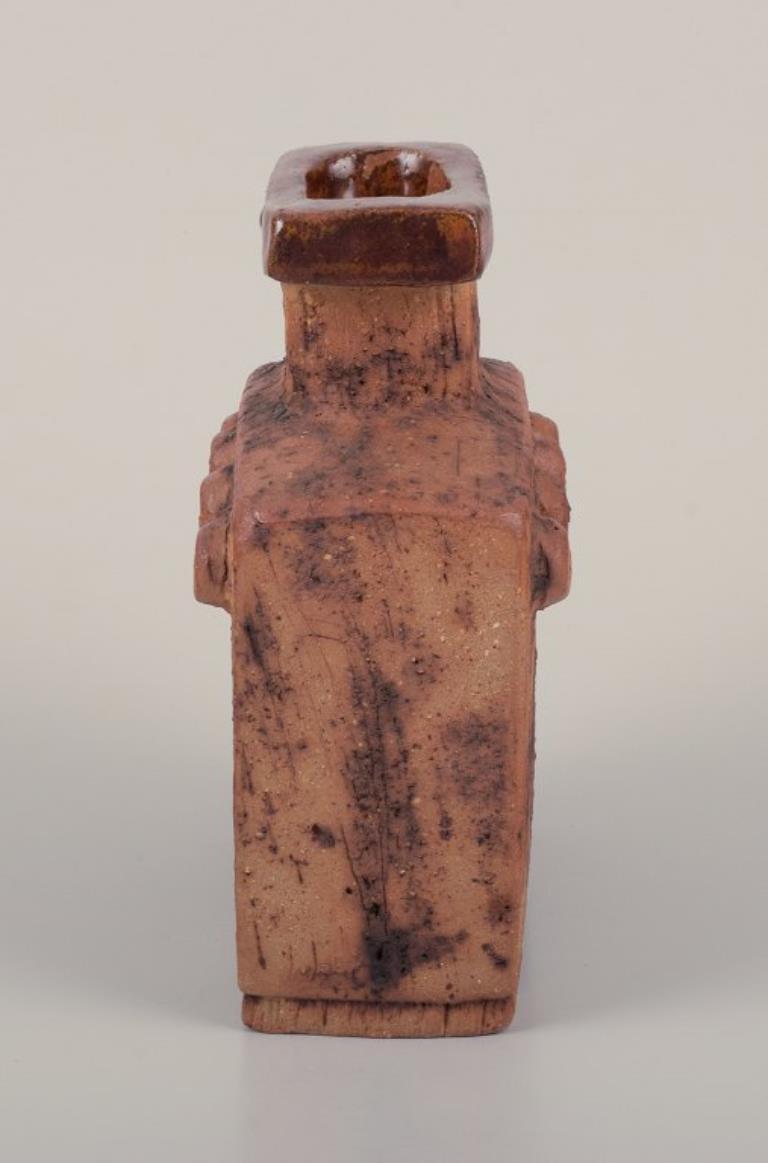 Fin du 20e siècle Curt Magnus Addin, céramiste suédois Vase en céramique, 1970 en vente